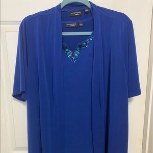 Susan Graver Liquid Knit 2 Piece set